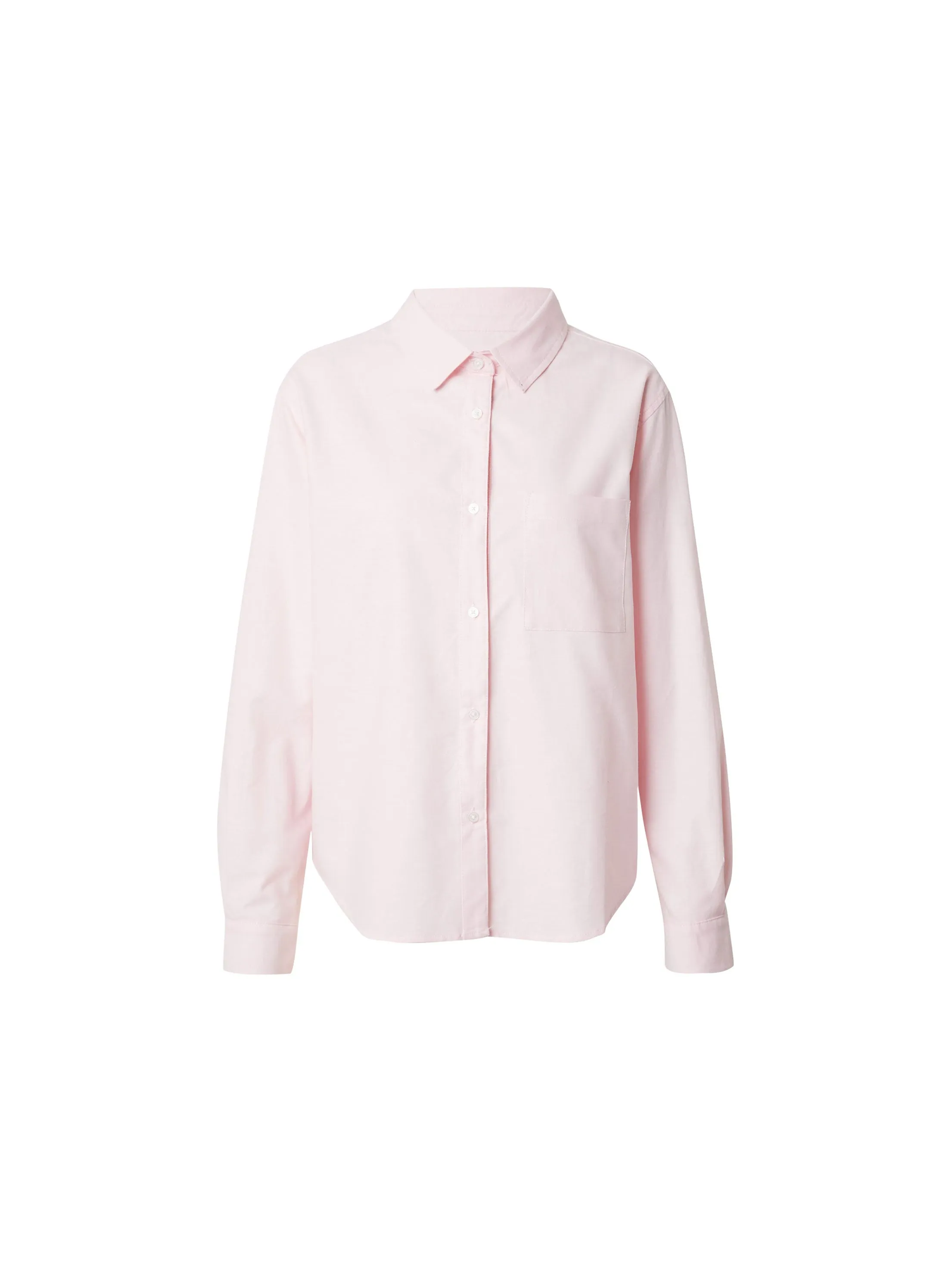 Women's Oversize Plain Chemise,Light Pink