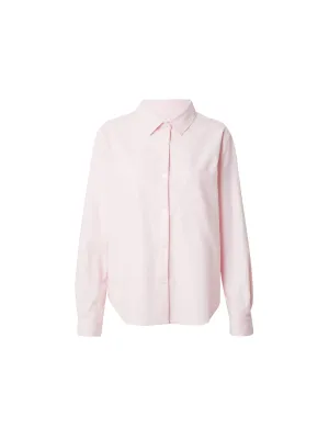Women's Oversize Plain Chemise,Light Pink