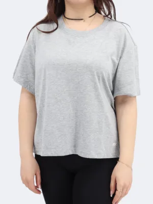 Women's Plain T-Shirt,Grey