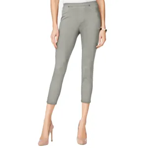 Women's Solid Cropped  Legging,Light Grey