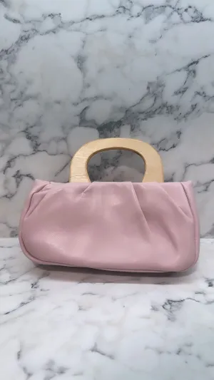 Wooden Handle Handbag